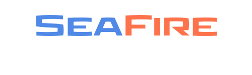 SeaFire Digital White logo